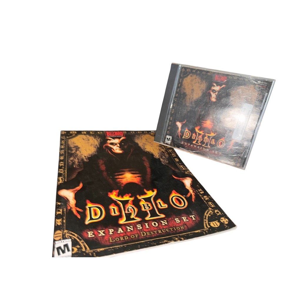 Diablo II 2 Lord of Destruction Expansion Set‎ PC Game Blizzard Complete